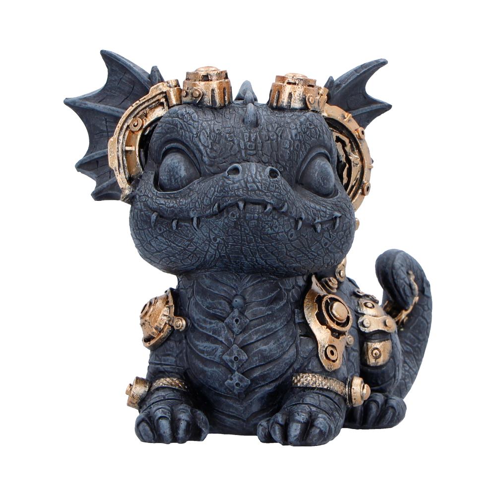 Black Gearling figurine by Nemesis Now, 14.6cm tall, detailed fantasy creature sculpture on a display base.